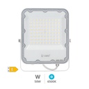Projetor de alumínio LED 50W 6500K IP65 Branco