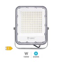 Projecteur aluminium LED 100 W 6500K IP65 gris