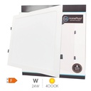 Downlight empotrable LED cuadrado Venset 24W 4000K - 10u caja exp