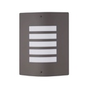 Sibe wall sconce with grid E27 Máx. 60W anthracite grey