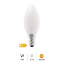 Ampoule LED flamme Série Cristal 4 W E14 3000K