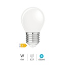 Crystal Series G45 LED filament bulb 6W E27 6500K