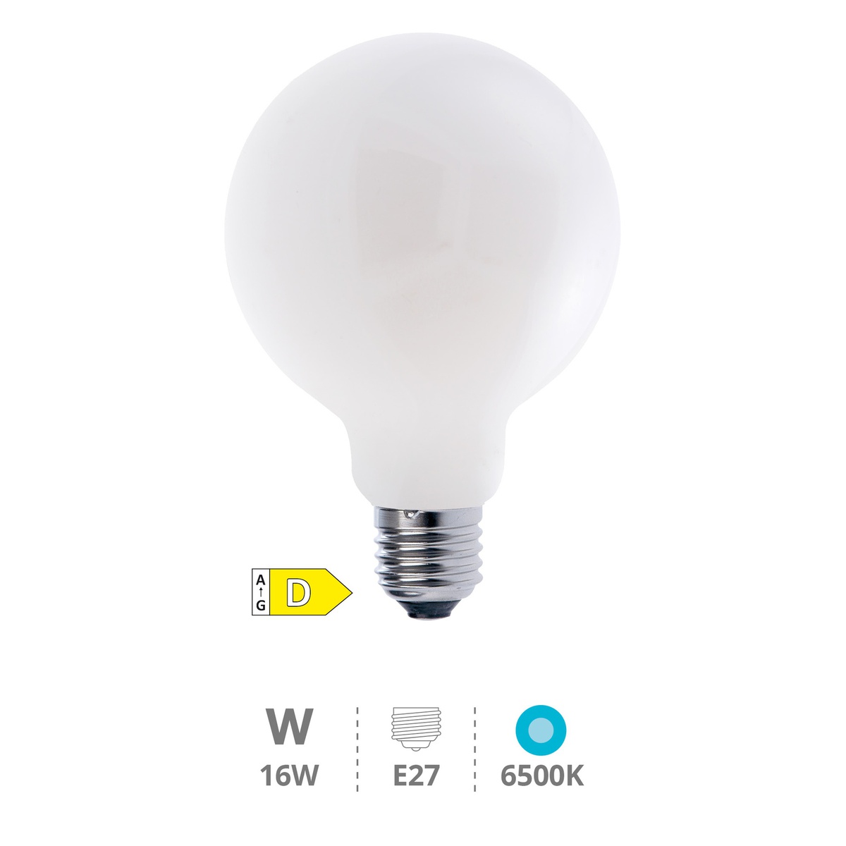 Crystal Series G95 LED bulb 16W E27 6500K