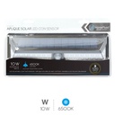 Aplique solar LED com sensor 10 W 6500 K Negro – 5 un. caixa exp
