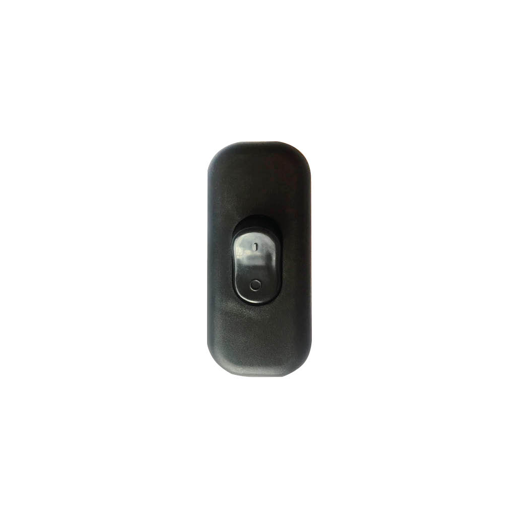 Line cord switch 2A Black - 10pcs inner box