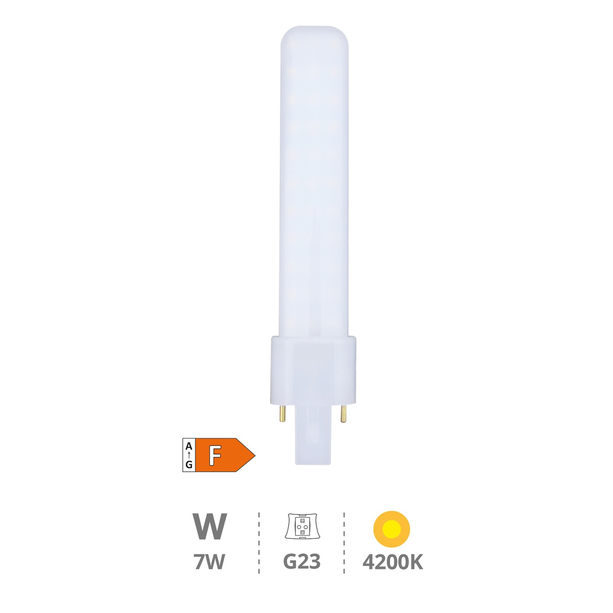 Ampoule LED PL 7W G23 4200K