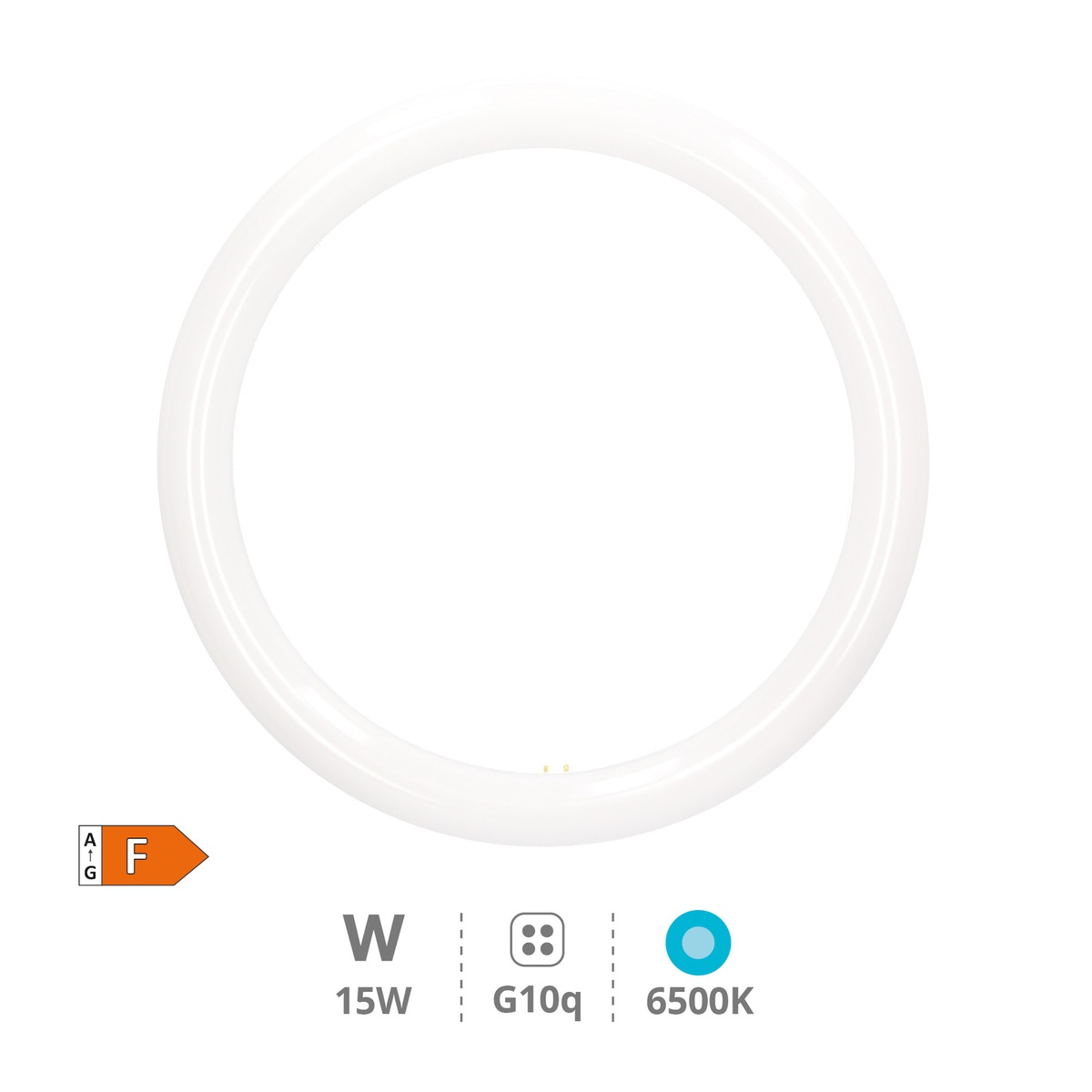 Lisala Circular T9 LED tube 15W G10q 6500K