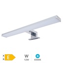 Applique salle de bain LED Laksa 12 W 6500K IP44 Nickel