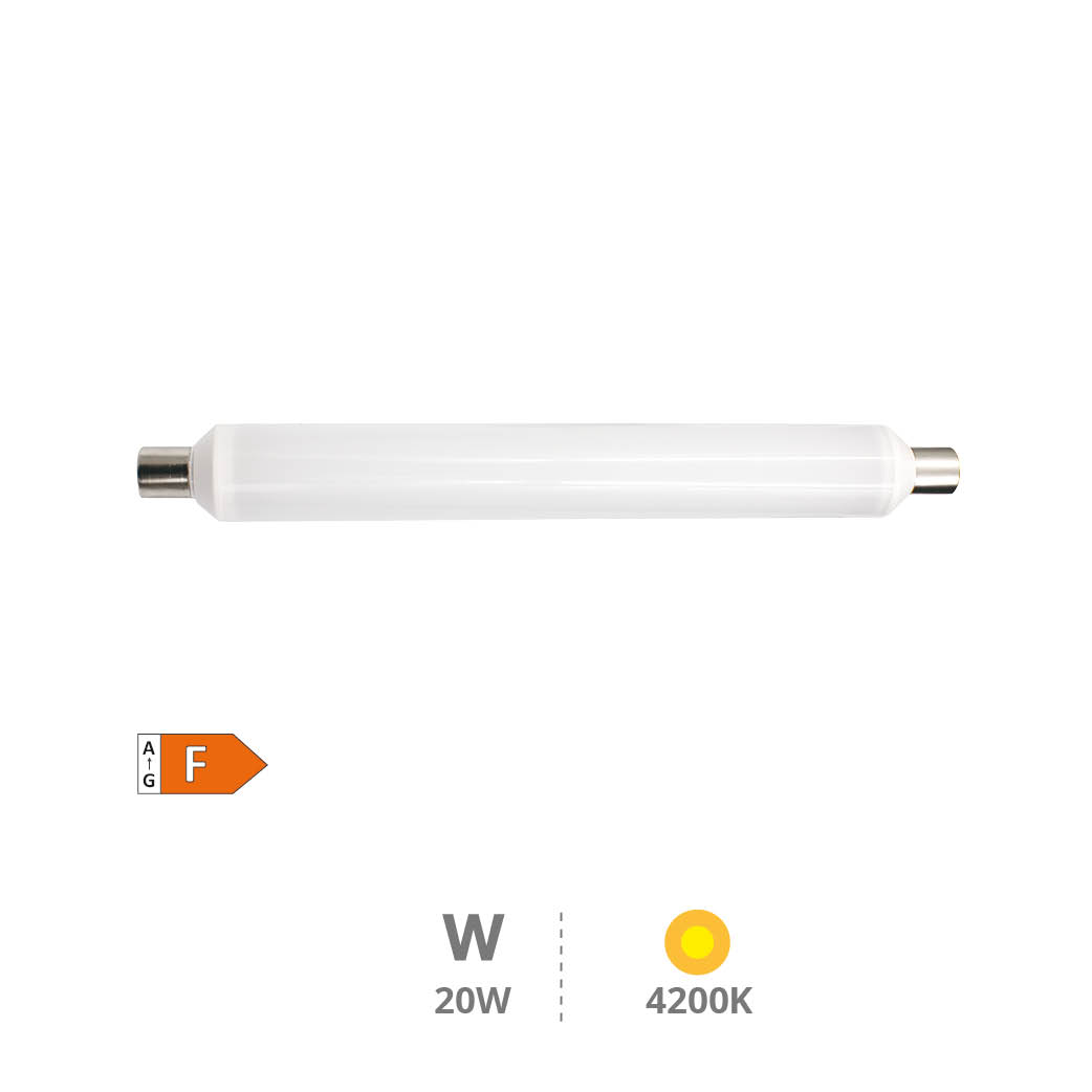 Bombilla LED sofito 9W S19 4200K