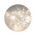 [204805008] Grinalda com fio LED 4,9 m 3 x AA 8 funções Luz fria