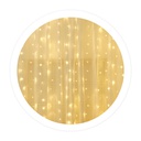 [204605006] Rideau LED lumineux 2x2 M Lumière chaude