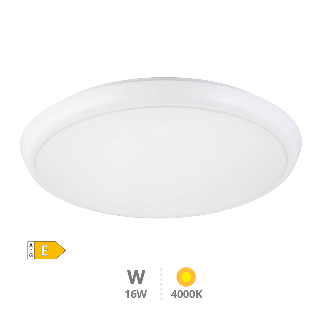 Lainio LED ceiling lamp with motion and twilight sensor + stand-by 16W 4000K