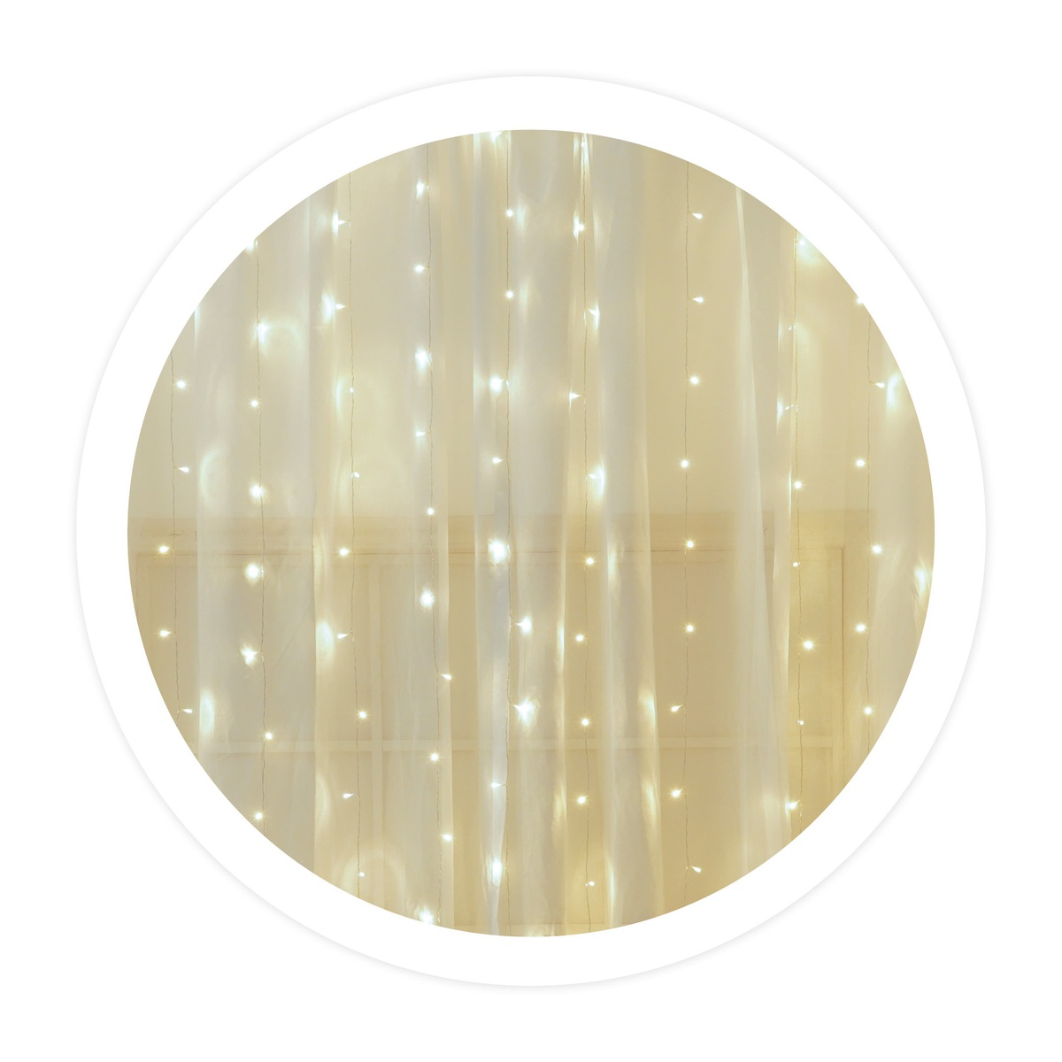 3X2M LED curtain Cool White