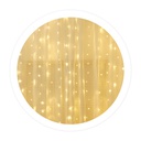 [204605011] Rideau LED lumineux 3x2 M Lumière chaude