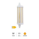 Lâmpada linear LED 118 mm R7s 16 W 3000 K