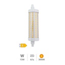 [200650048] Lâmpada linear LED 118 mm R7s 13 W 3000 K regulável