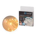 Guirnalda alambre LED 4,9M 3xAA 8 funciones Luz cálida