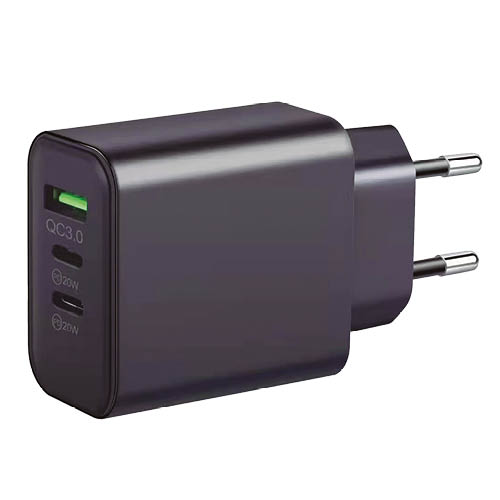 230V charger to 1xQC USB3.0 + USB C
