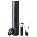 Set with automatic corkscrew with Vacuum stopper and wine Server