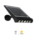 [200210014] Aplique solar LED Tombua con sensor movimiento y crepuscular 8W 4000K Negro