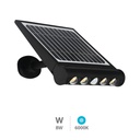 Aplique solar LED Tombua con sensor movimiento y crepuscular 8W 6000K Negro