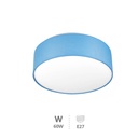 Gemena fabric ceiling lamp 2xE27 Blue