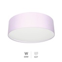 Gemena fabric ceiling lamp 2xE27 Lavander