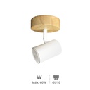 Aplique de teto simples Série Rintela GU10 Branco