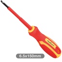 Destornillador aislante plano 6,5x150mm