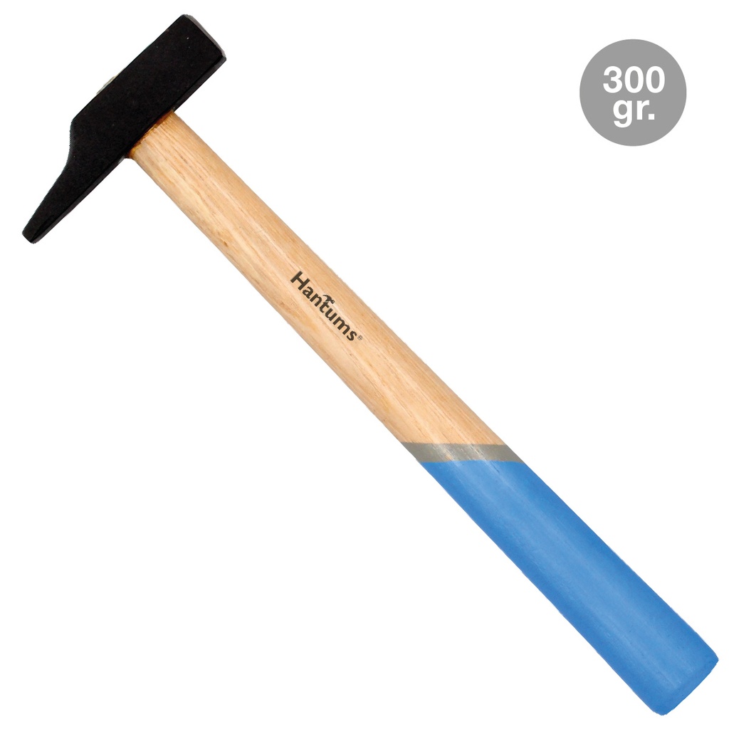 Martillo carpintero con mango de madera 25mm 300g