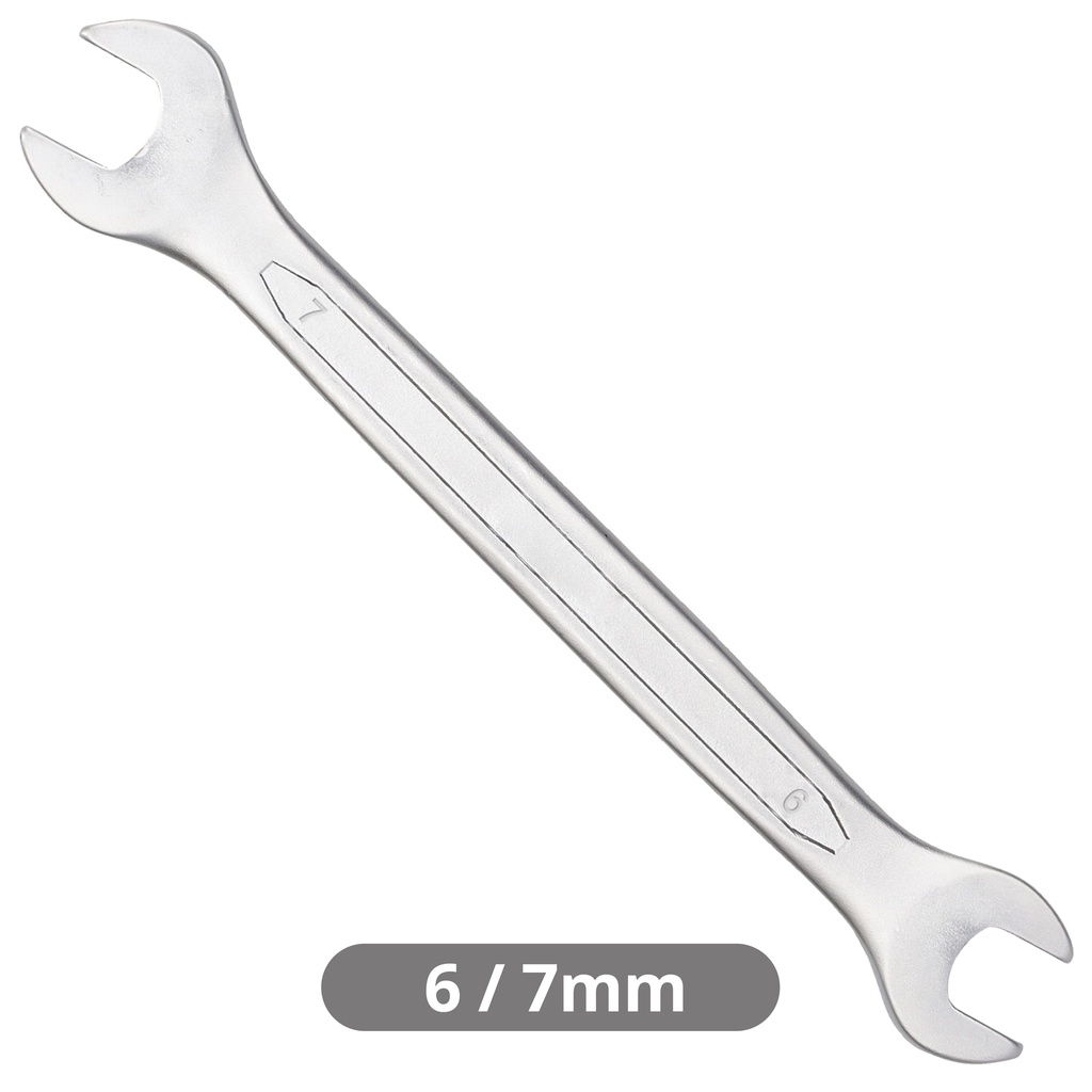 Open end wrench 6 and 7mm