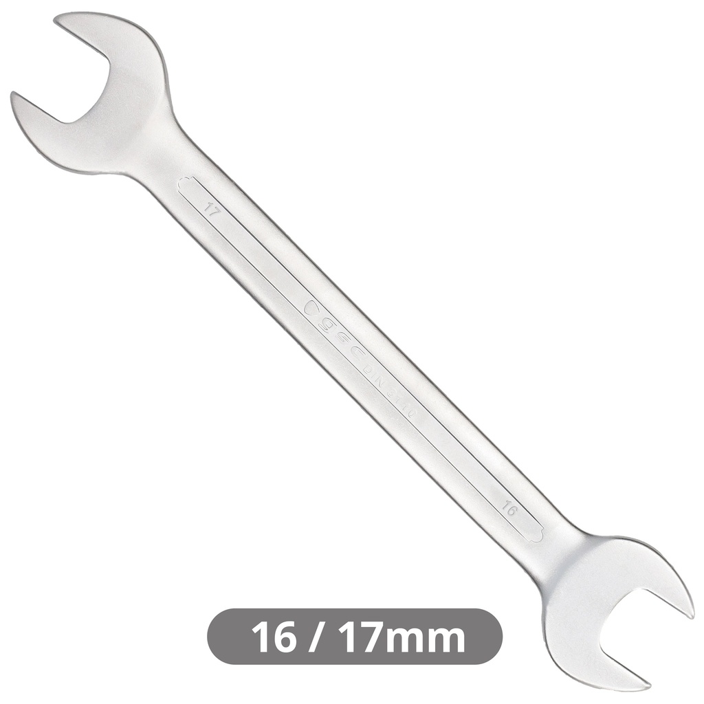 Open end wrench 16 and 17mm