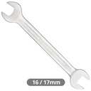 Open end wrench 16 and 17mm
