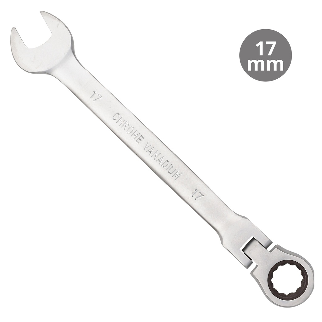 Llave combinada con carraca CR-V 17mm