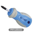 Chave de parafusos Philips curta PH1 x 25 mm
