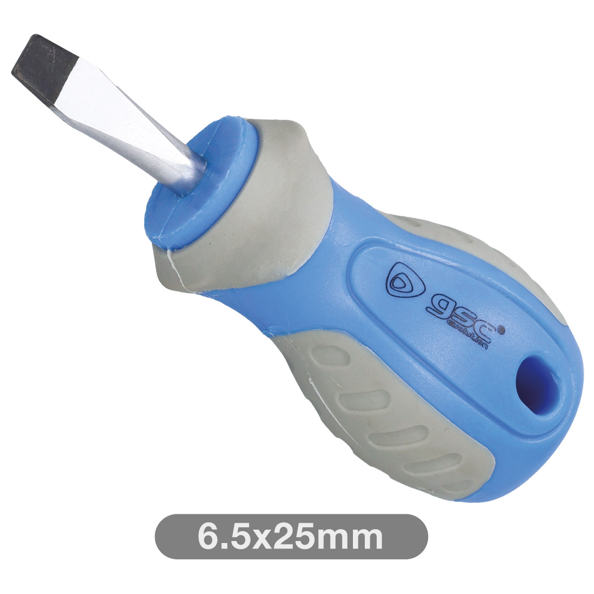 Destornillador plano corto 6,5x25mm