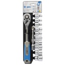 12pcs 1/2" socket set
crv steel