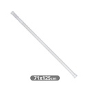 Extendable shower curtain rod from 71 to 125cm