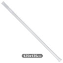Extendable shower curtain rod from 135 to 235cm