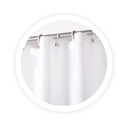 Shower curtain 180x180cm white