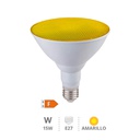 PAR38 LED lamp 15W E27 Yellow IP65