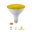 PAR38 LED lamp 15W E27 Yellow IP65
