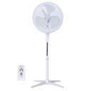 Ventilador de pie Khela con mando Ø43cm 45W Blanco