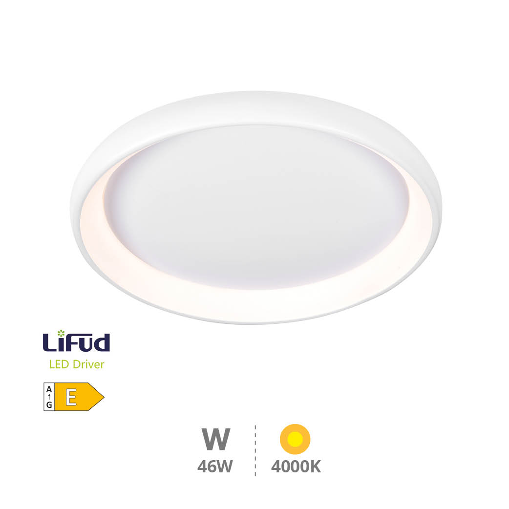 Simola round ceiling LED light 46W 4000K White