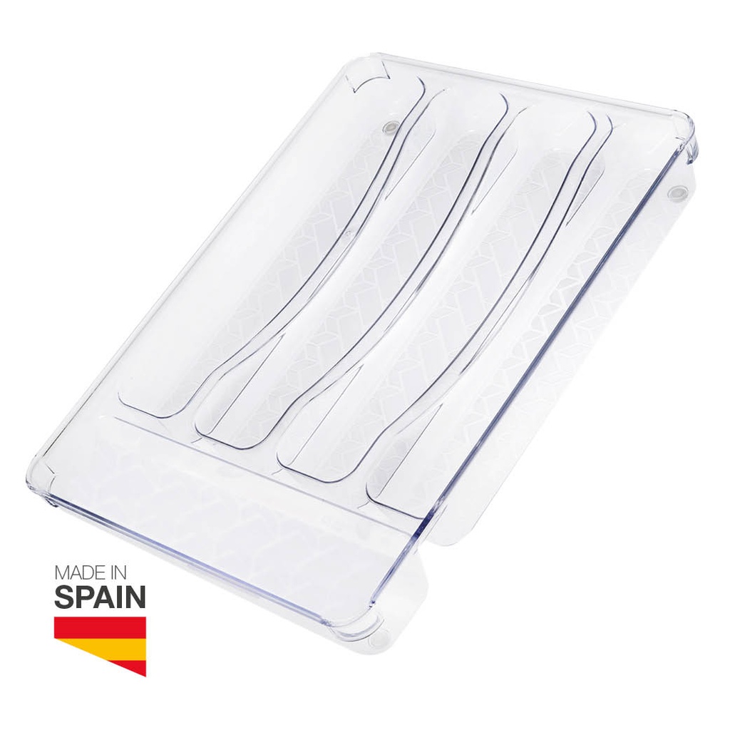 Organizador de talheres pequeno antideslizante 235x329x45mm - Retrátil 12un