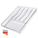 Big size non -slip cuttery tray 235x329x45mm - 12uds Shrink