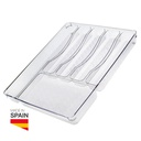Organizador de talheres grande antideslizante 325x400x45mm - Retrátil 6un