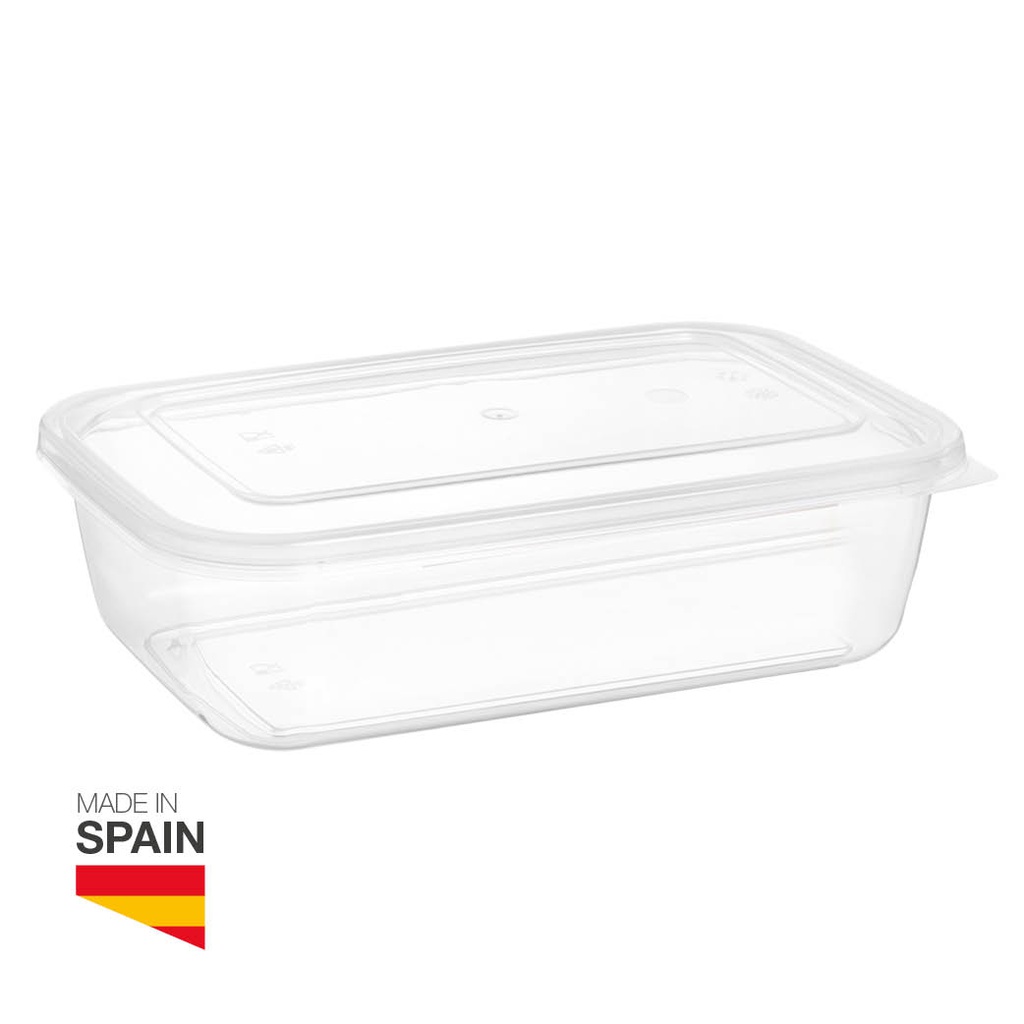Recipiente hermético de plástico 4L - Retrátil 12un
