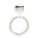 [101025002] 2.5m textile cable (2x0.75mm) White