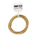 [101025004] 2.5m textile cable (2x0.75mm) champagne